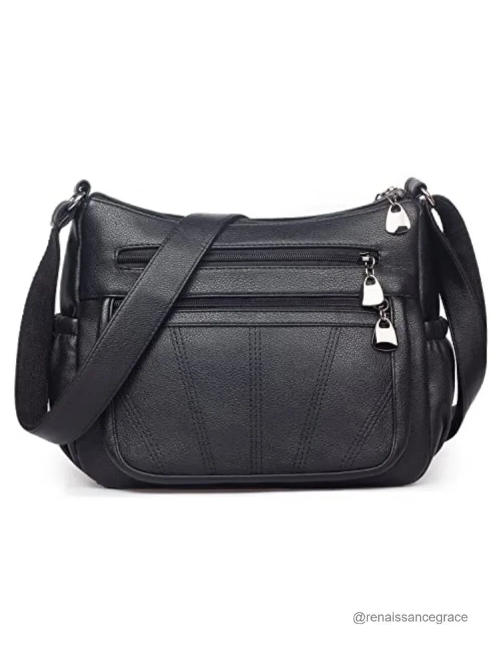 Women's Soft PU Leather Satchel Handbag | Crossbody Shoulder Bag